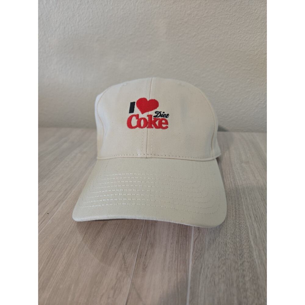 Diet Coke Hat I Love Diet Coke Cap Adult White Adjustable American Needle
